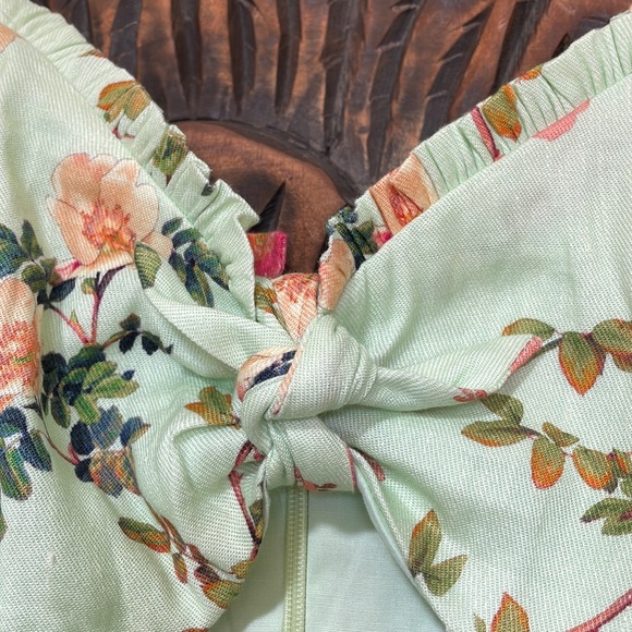 LOVERS + FRIENDS Floral Cut Out Midi - NWT - Sun Dress - Event Dress - Size XS - Picture 7 of 8